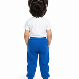 Blue jogger pants