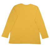 Yellow "Relax" Bunny Print Kids T-Shirt – Full Sleeves