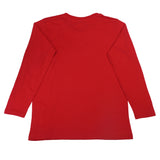 Red long-sleeve kids’ t-shirt