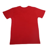 Bright red short-sleeve kids’ t-shirt