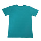 Teal short-sleeve kids’ t-shirt
