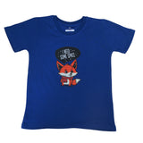 Royal blue short-sleeve kids’ t-shirt