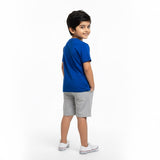 Royal blue short-sleeve kids’ t-shirt