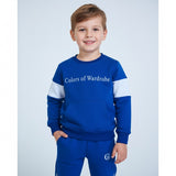 Blue & White Kids Tracksuit – Sporty Everyday Wear