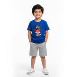 Royal blue short-sleeve kids’ t-shirt