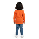 Bright orange long-sleeve kids’ t-shirt