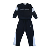 Black & White Kids Tracksuit – Modern Sporty Style