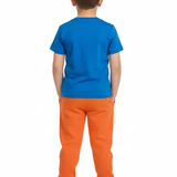 Orange jogger pants